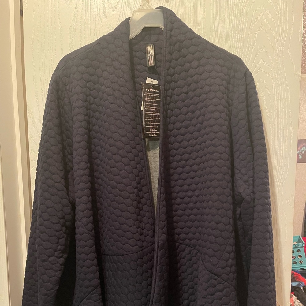Navy Blue jacket new with tags.  Size 3x runs a little big